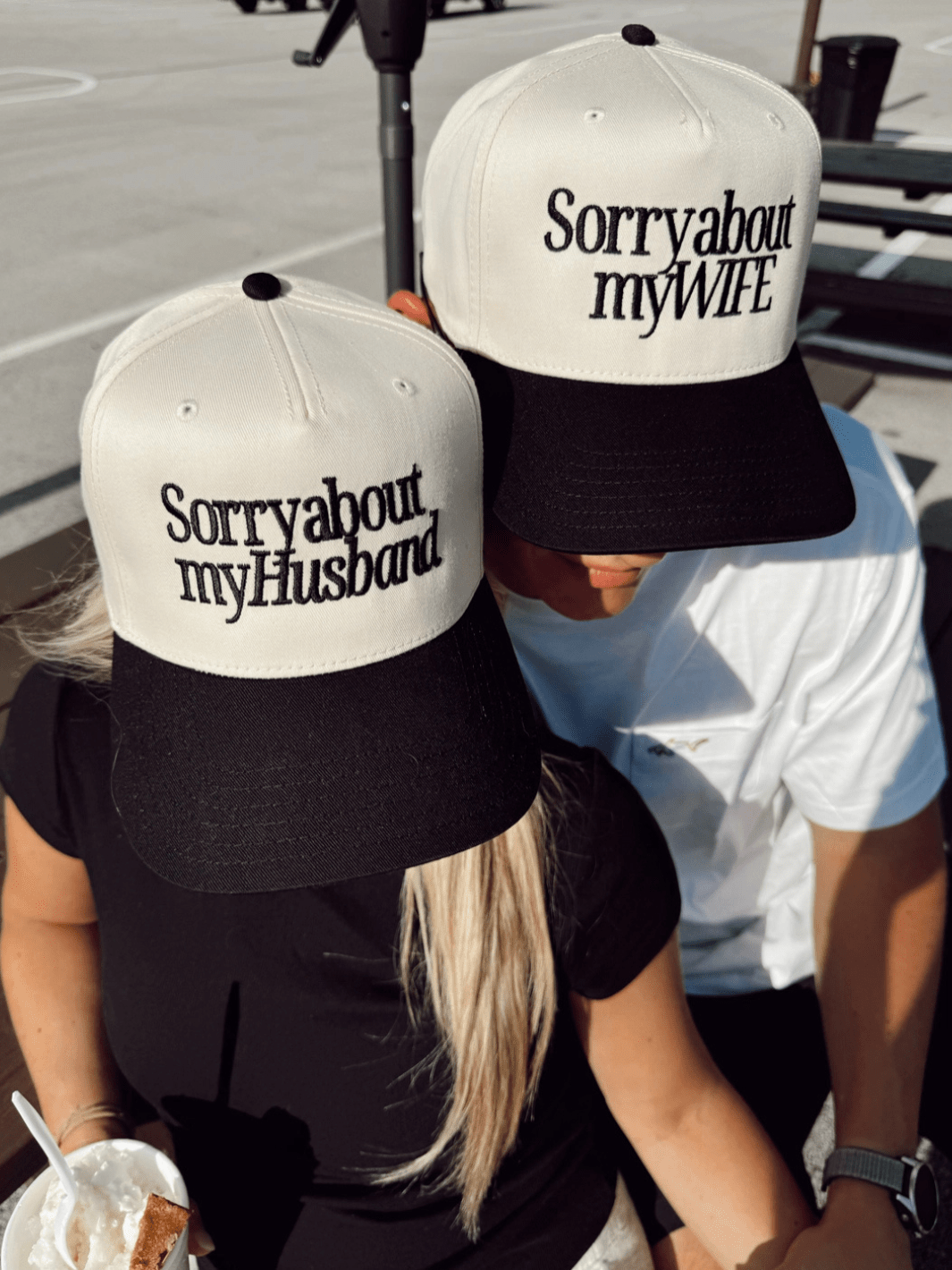 KENZKUSTOMZ - Sorry About My Husband Vintage Trucker Hat - Jayden P Boutique