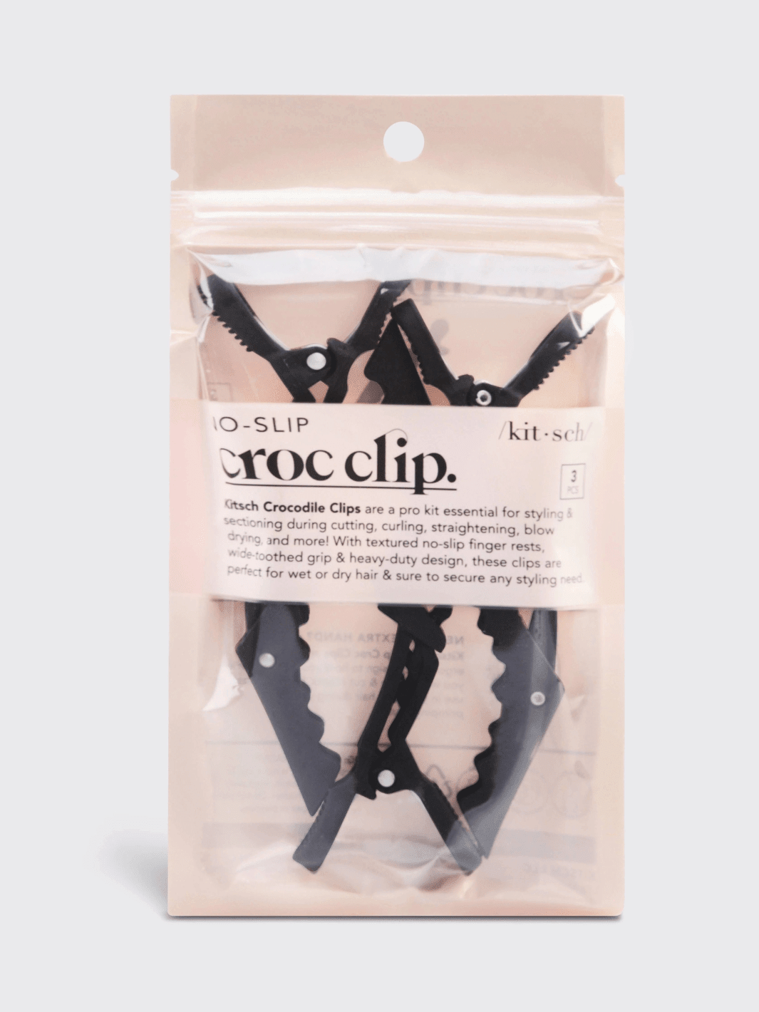 KITSCH - No Slip Crocodile Clip - 3pc - Jayden P Boutique