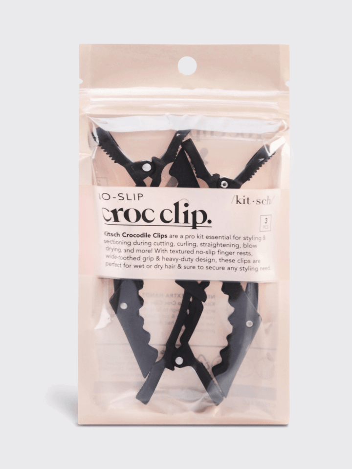 KITSCH - No Slip Crocodile Clip - 3pc - Jayden P Boutique