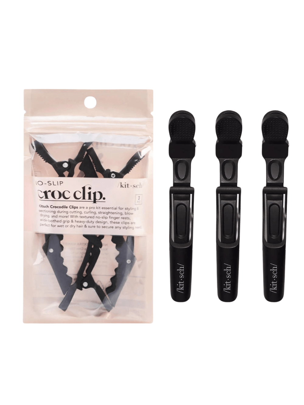 KITSCH - No Slip Crocodile Clip - 3pc - Jayden P Boutique