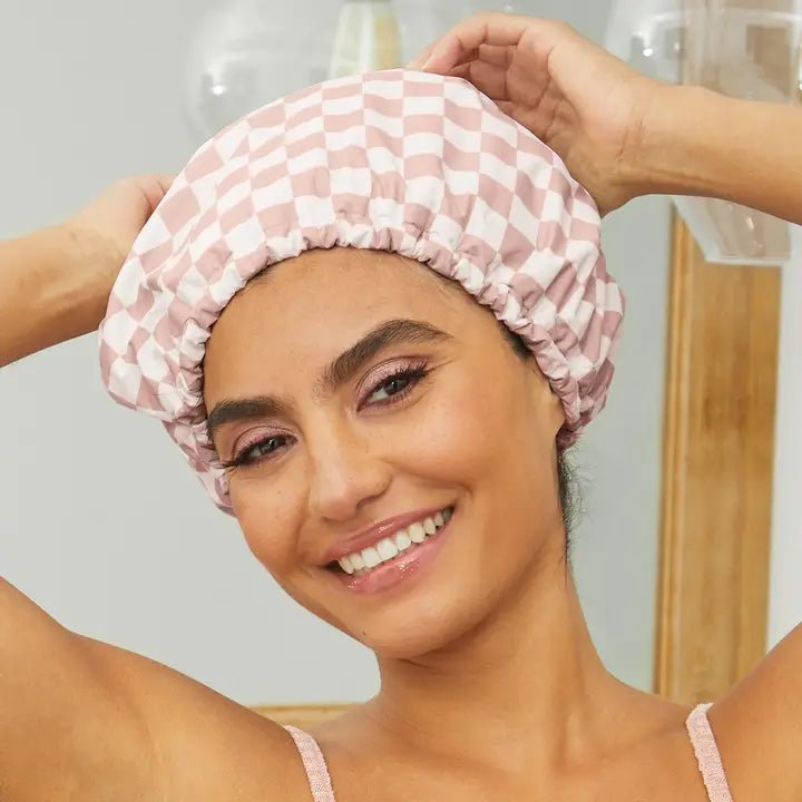 Kitsch Satin Lined Flexi Shower Cap - Jayden P Boutique