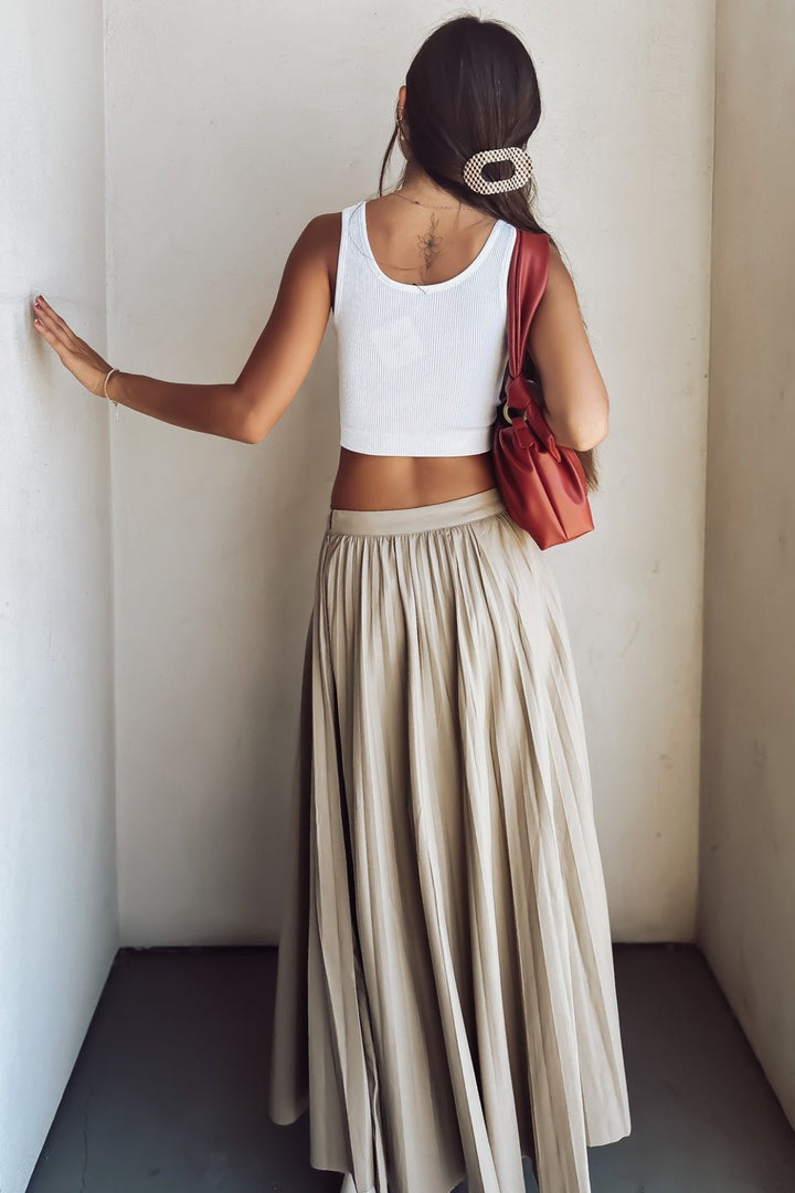 Layne Pleated Maxi Skirt - Jayden P Boutique