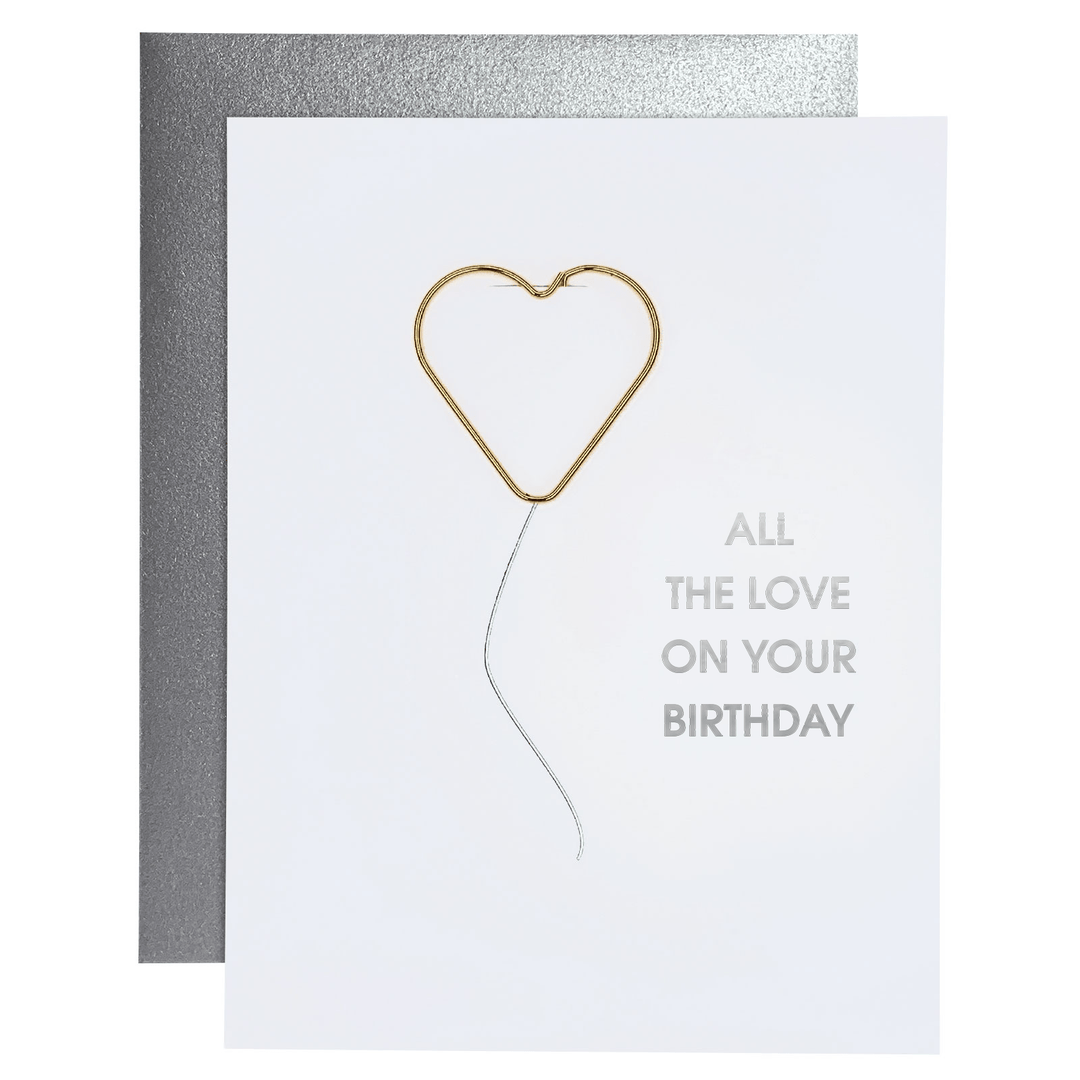 Letterpress Greeting Card + Keepsake Paperclip - Jayden P Boutique
