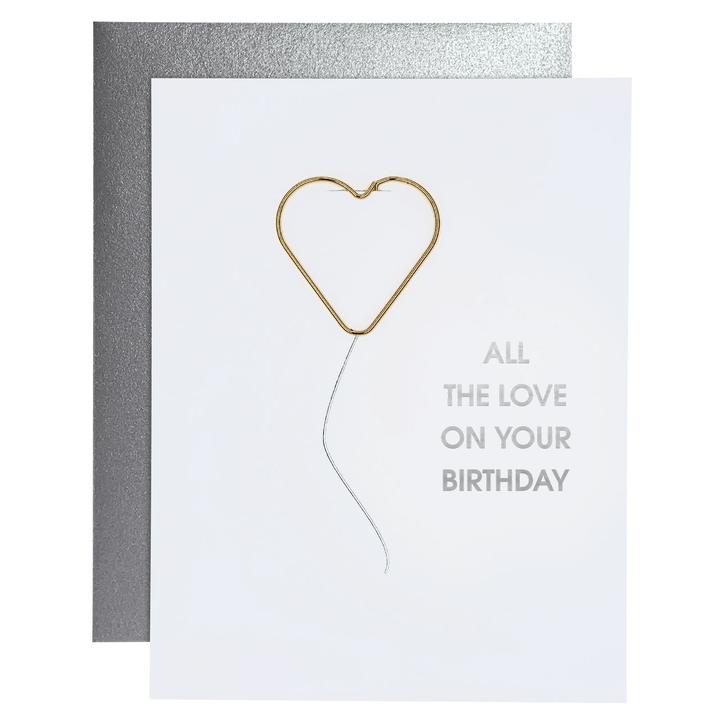 Letterpress Greeting Card + Keepsake Paperclip - Jayden P Boutique