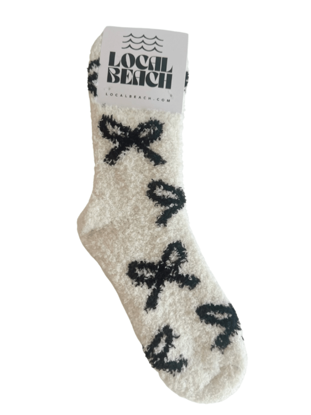 Local Beach - Bow Cozy Socks - Jayden P Boutique