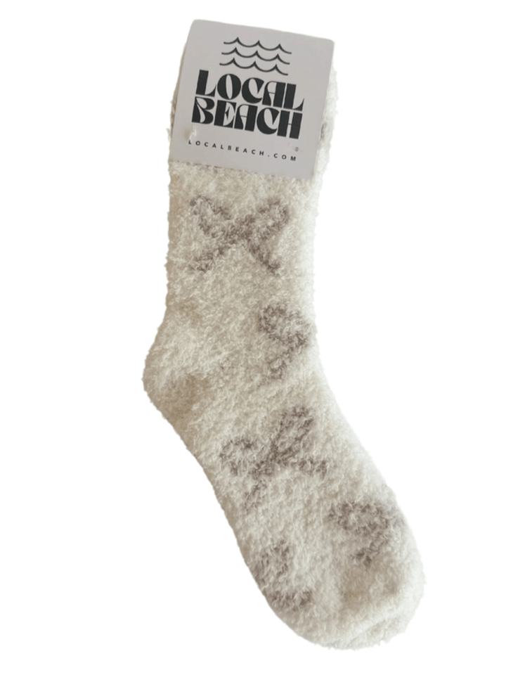 Local Beach - Bow Cozy Socks - Jayden P Boutique