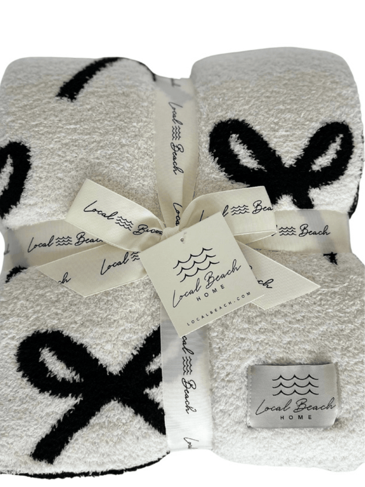 Local Beach - Bow Luxe Home Blanket - Jayden P Boutique