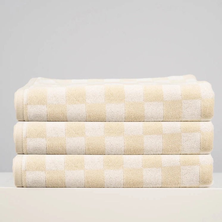 Local Beach Checker Beach & Bath Towels - Jayden P Boutique