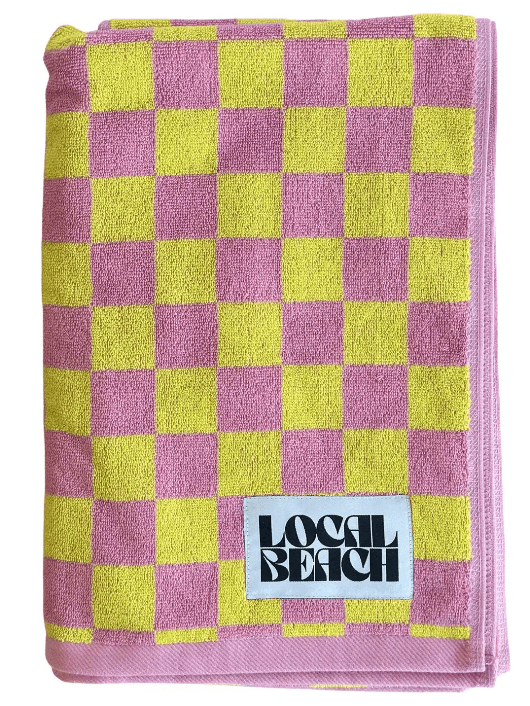Local Beach Checker Beach &amp; Bath Towels - Jayden P Boutique