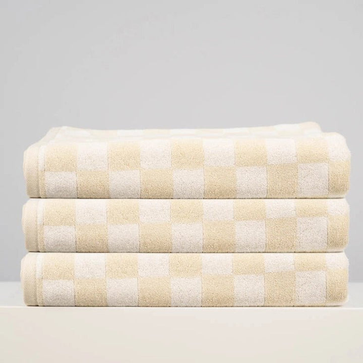 Local Beach Checker Beach &amp; Bath Towels - Jayden P Boutique
