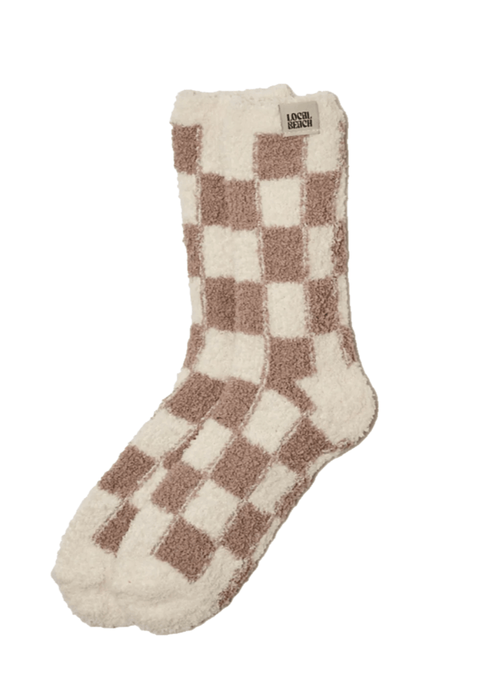 Local Beach | Checker Cozy Socks - Jayden P Boutique