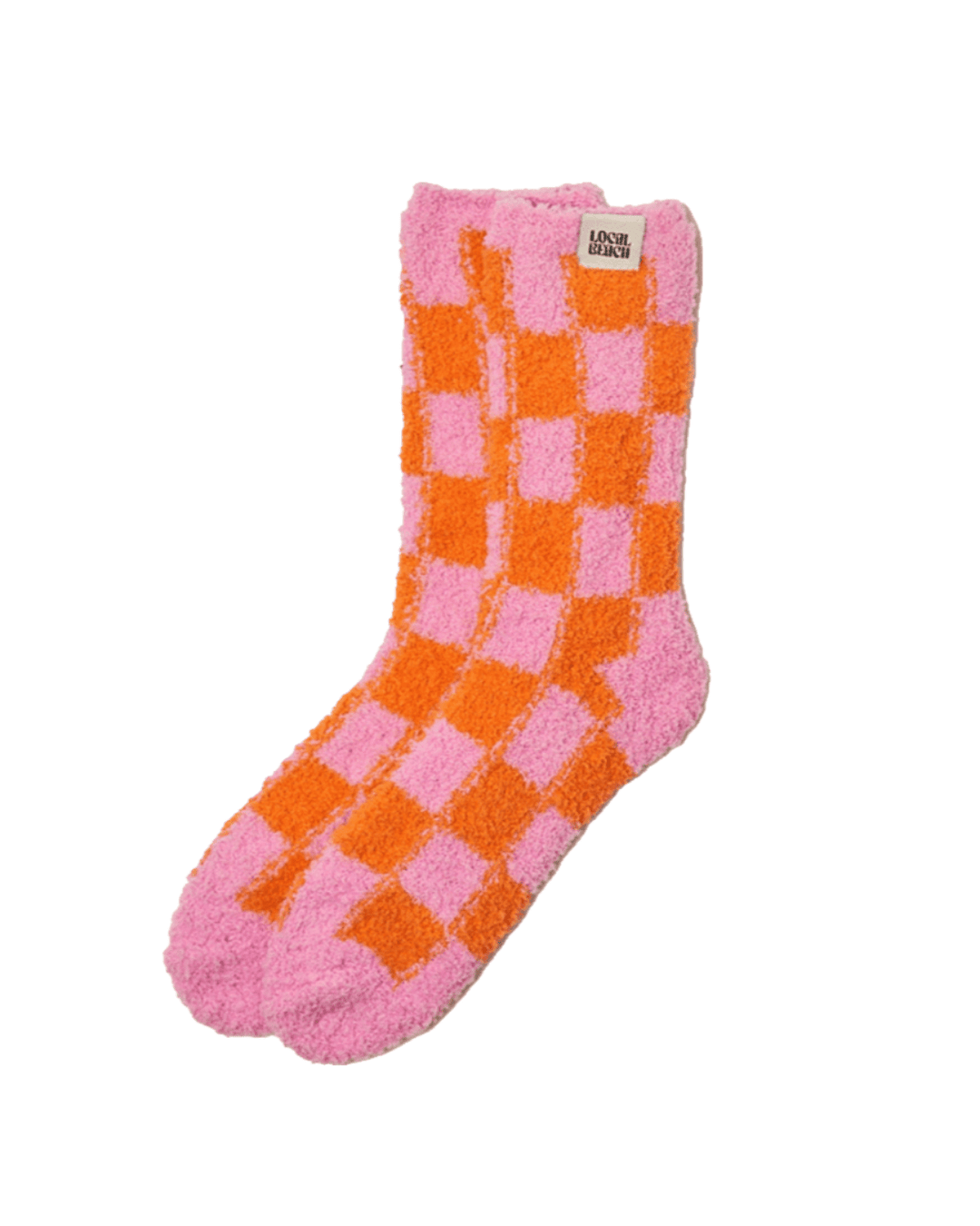 Local Beach | Checker Cozy Socks - Jayden P Boutique