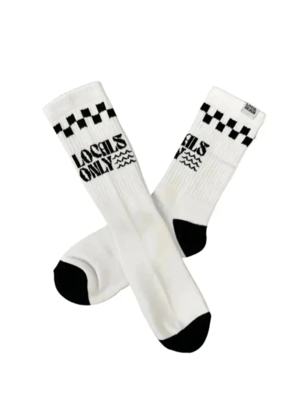 Local Beach Locals Only Crew Socks - Jayden P Boutique