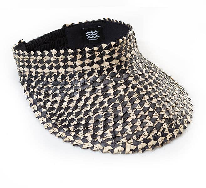 Local Beach Playa Straw Visor Hat - Jayden P Boutique