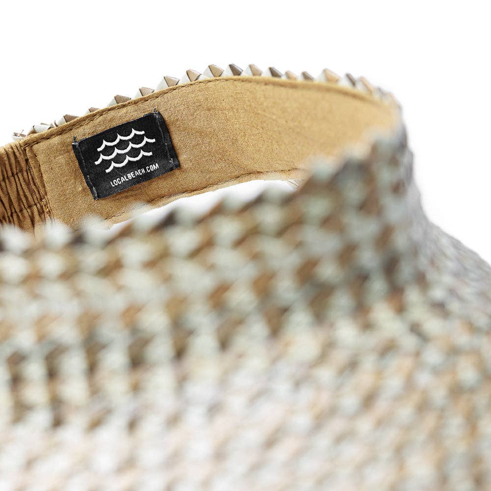 Local Beach Playa Straw Visor Hat - Jayden P Boutique