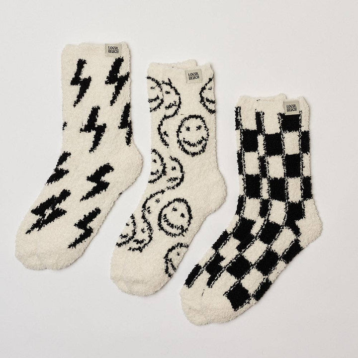 Local Beach - Smiley Local Beach Cozy Socks - Jayden P Boutique