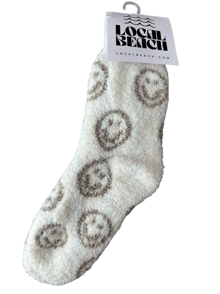 Local Beach - Smiley Local Beach Cozy Socks - Jayden P Boutique