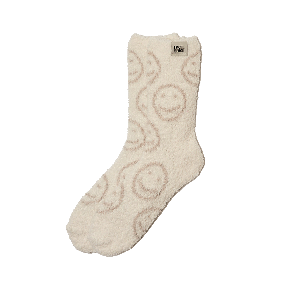Local Beach - Smiley Local Beach Cozy Socks - Jayden P Boutique