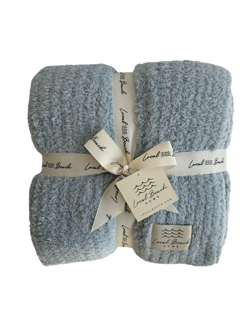 Local Beach - Solid Ribbed Luxe Home Cozy Blanket - Jayden P Boutique