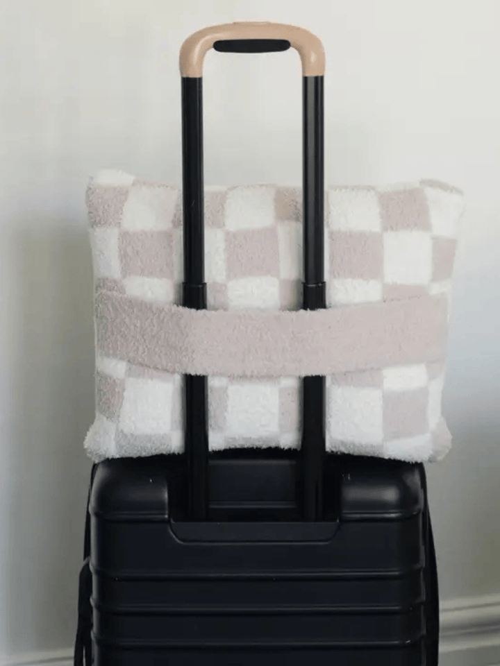 Local Beach - The Checker Cozy Travel Blanket - Jayden P Boutique