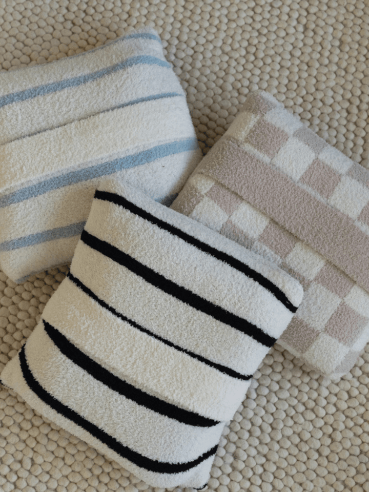 Local Beach - The Stripe Cozy Travel Blanket - Jayden P Boutique