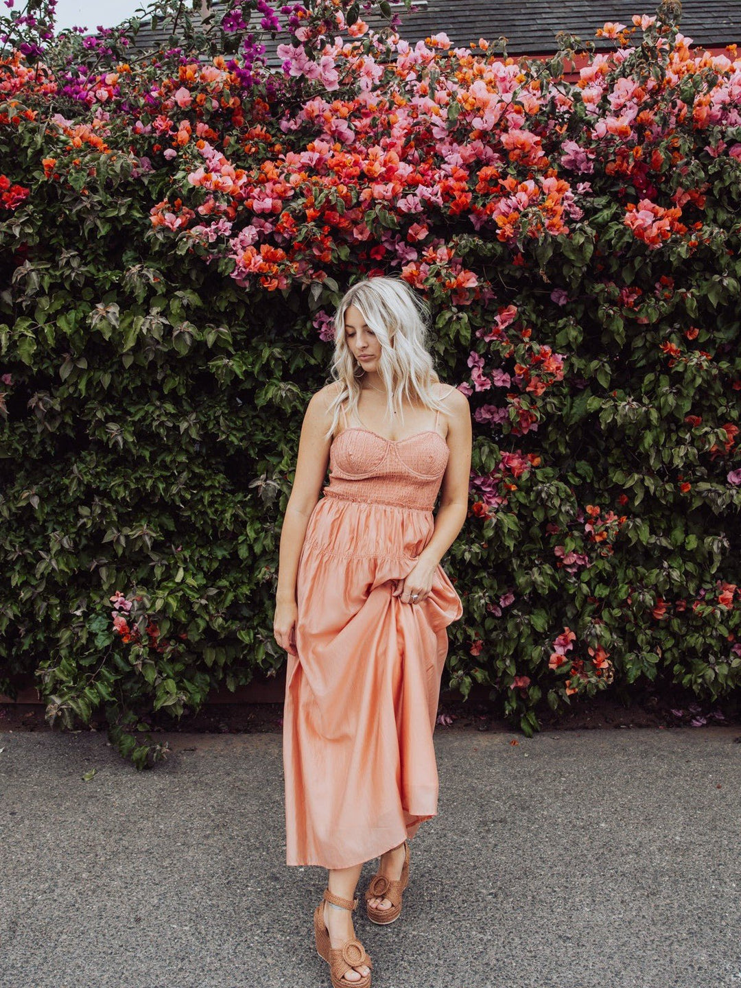 Lucy Smocked Tencel Sundress - Jayden P Boutique