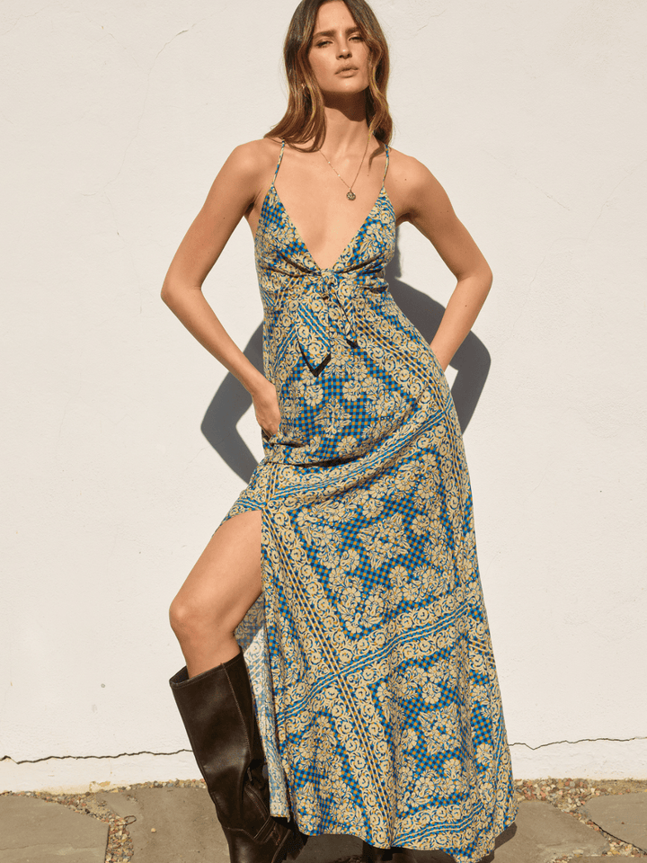 Lynelle Stay Cute Knot Maxi Dress - Jayden P Boutique