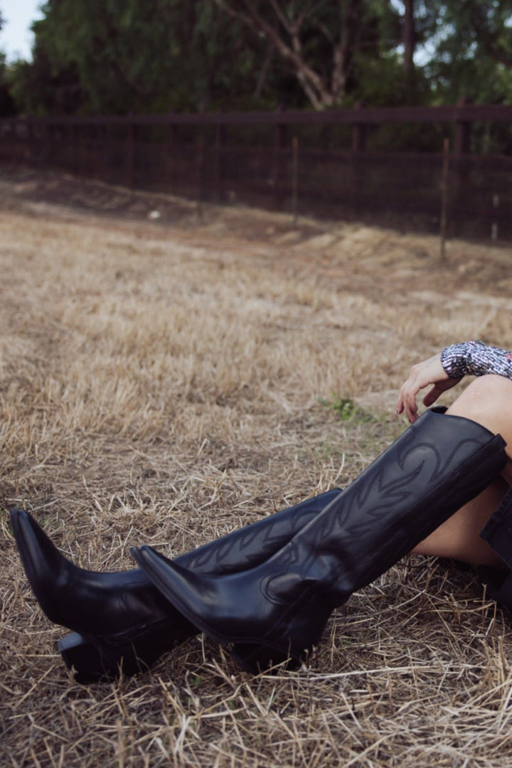 Matisse Agency Western Leather Boot - Jayden P Boutique