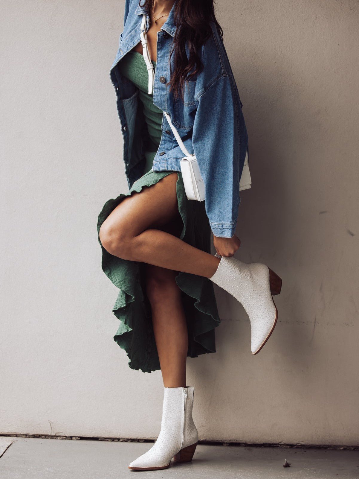Matisse Caty Ankle Boot - White Snake - Jayden P Boutique