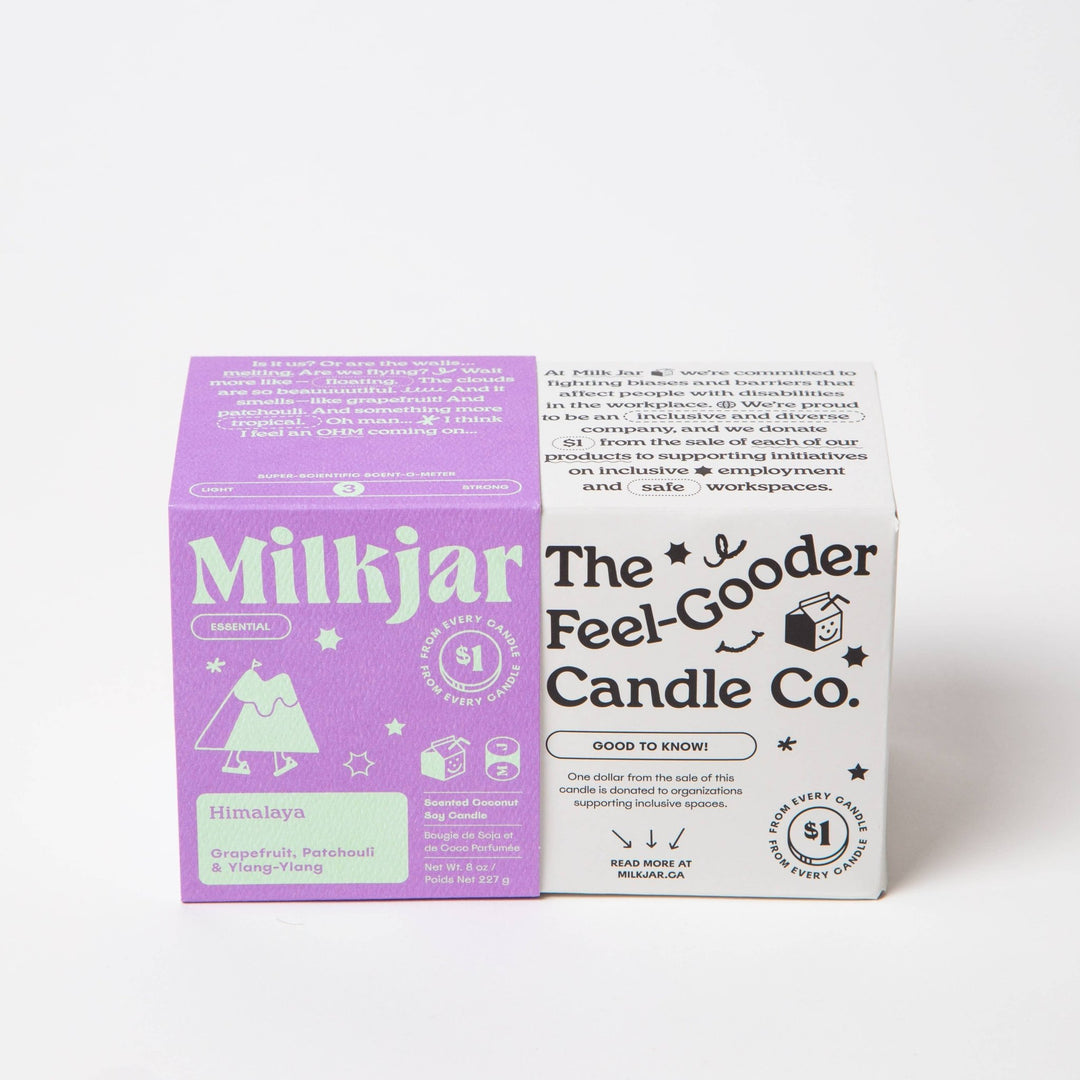 Milk Jar Candle Co. - Himalaya - Essential Oil Coconut Soy 8oz Candle - Jayden P Boutique