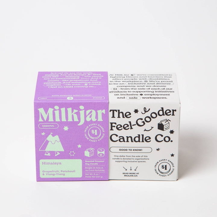 Milk Jar Candle Co. - Himalaya - Essential Oil Coconut Soy 8oz Candle - Jayden P Boutique