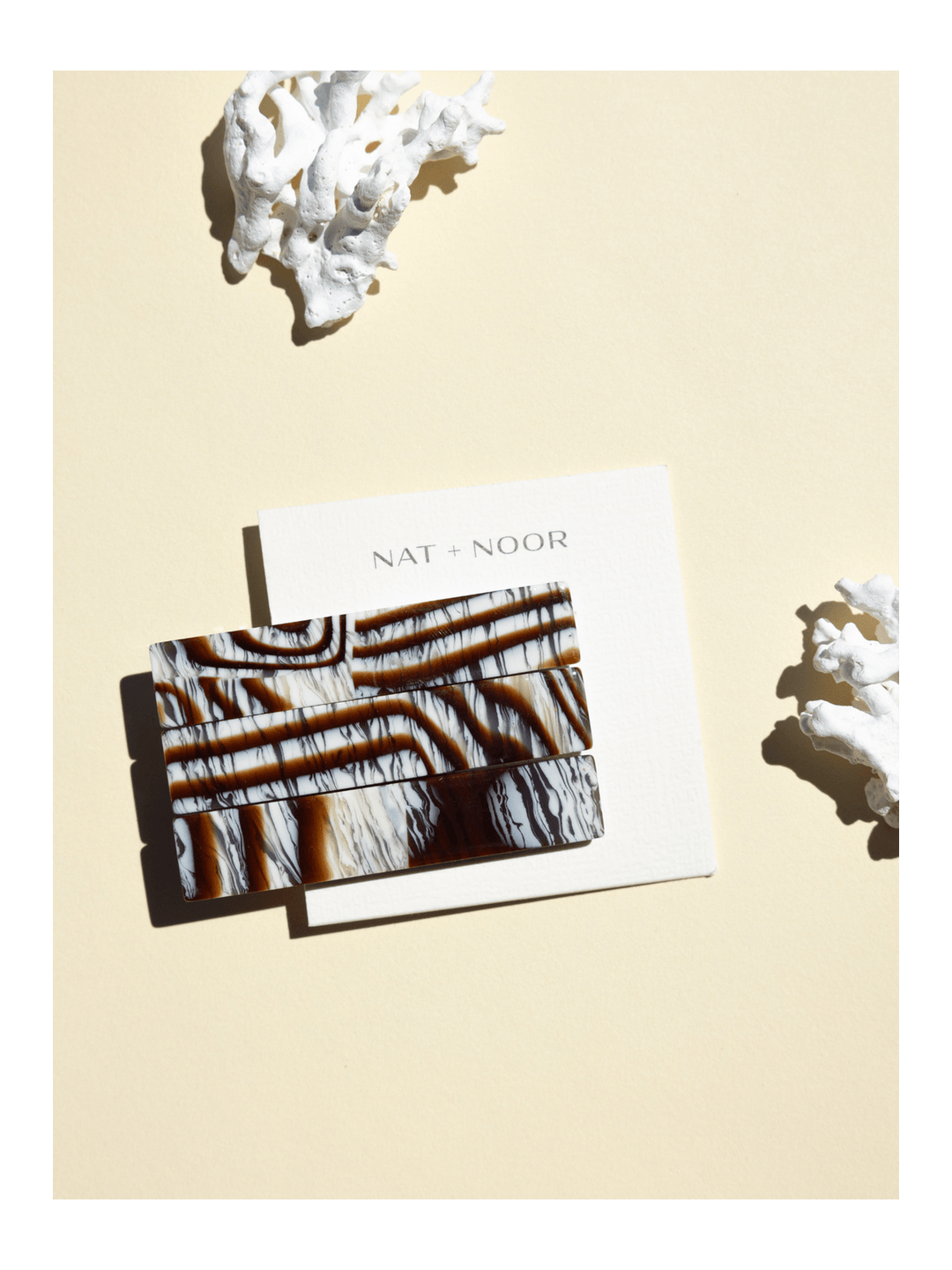 NAT & NOOR FLORA HAIR CLIP SET - MAPLE - Jayden P Boutique