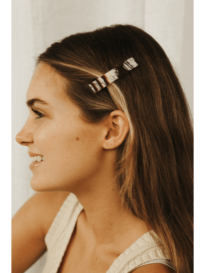 NAT & NOOR FLORA HAIR CLIP SET - MAPLE - Jayden P Boutique