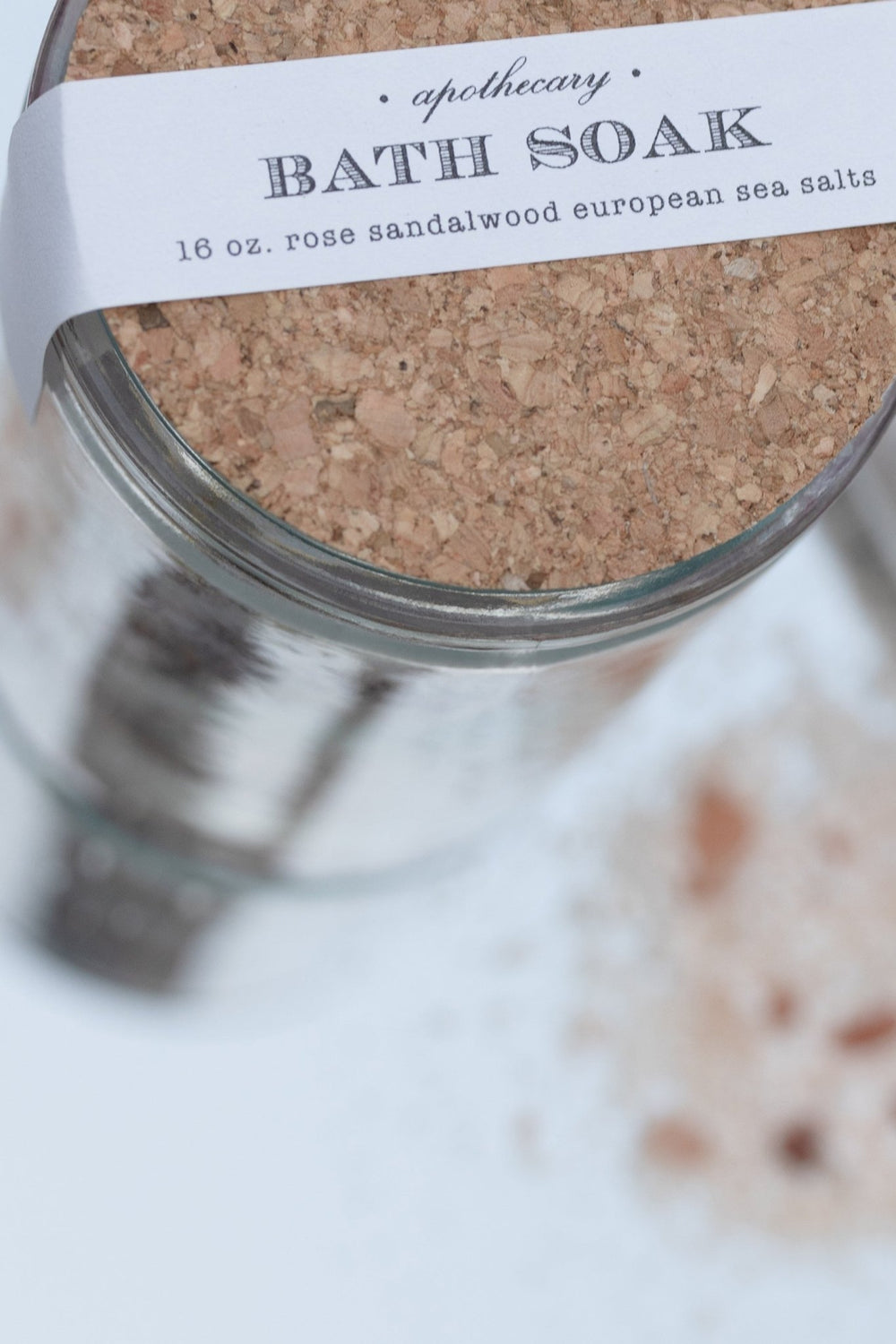 Nectar Republic - Large Bath Salt Soak 16 oz - Rose Sandalwood - Jayden P Boutique