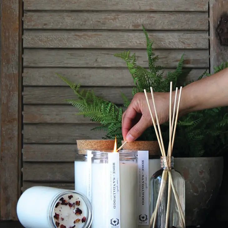 Nectar Republic - Soy Candle 16 oz - Grapefruit Lemongrass - Jayden P Boutique