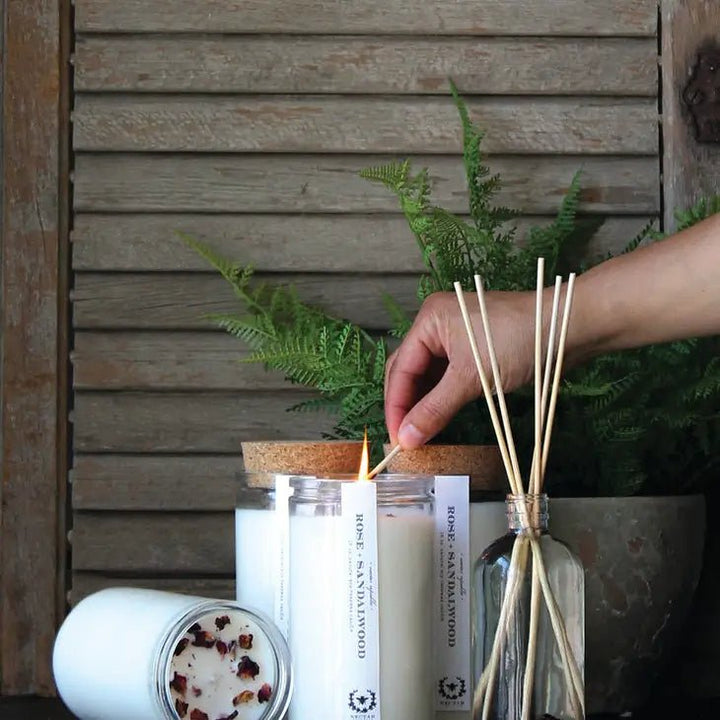 Nectar Republic - Soy Candle 16 oz - Grapefruit Lemongrass - Jayden P Boutique