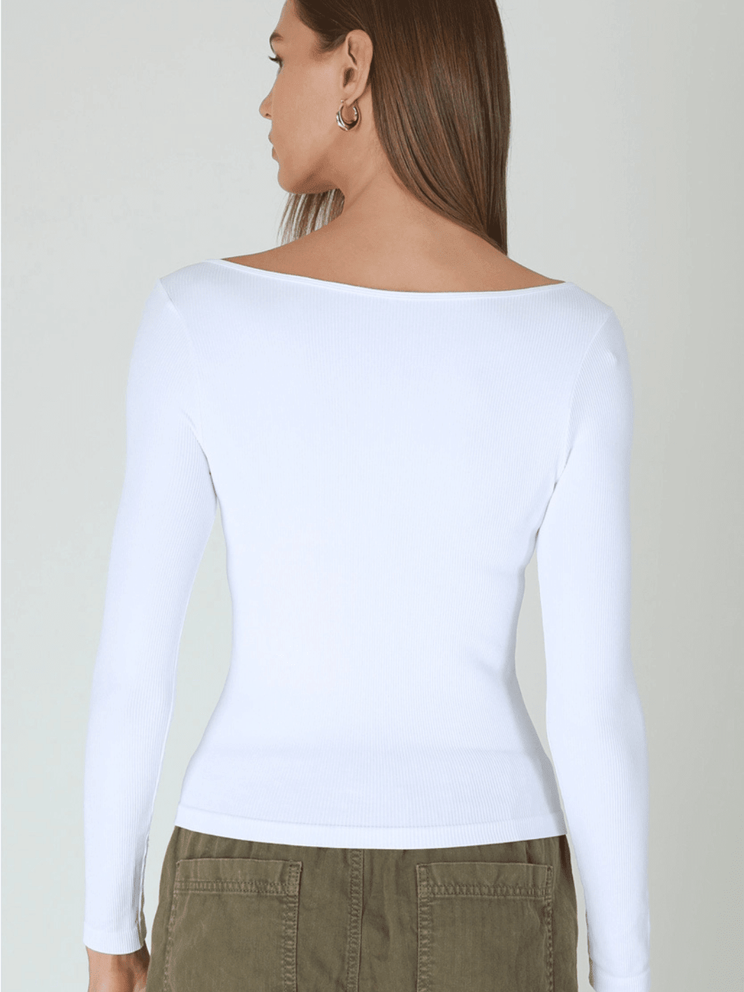NIKIBIKI - The Effortless Ribbed Boat Neck Top- SALE - Jayden P Boutique