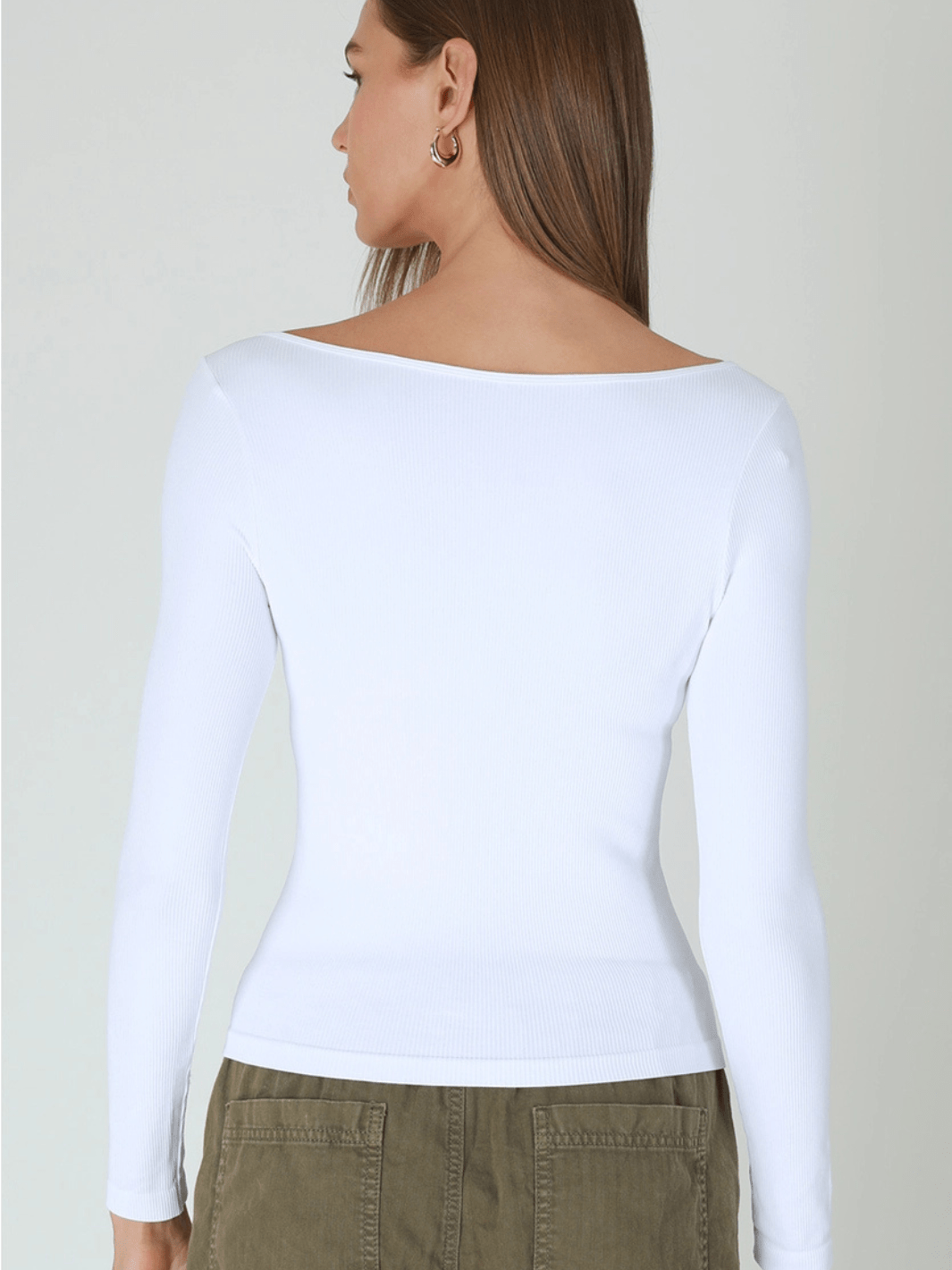 NIKIBIKI - The Effortless Ribbed Boat Neck Top - Jayden P Boutique