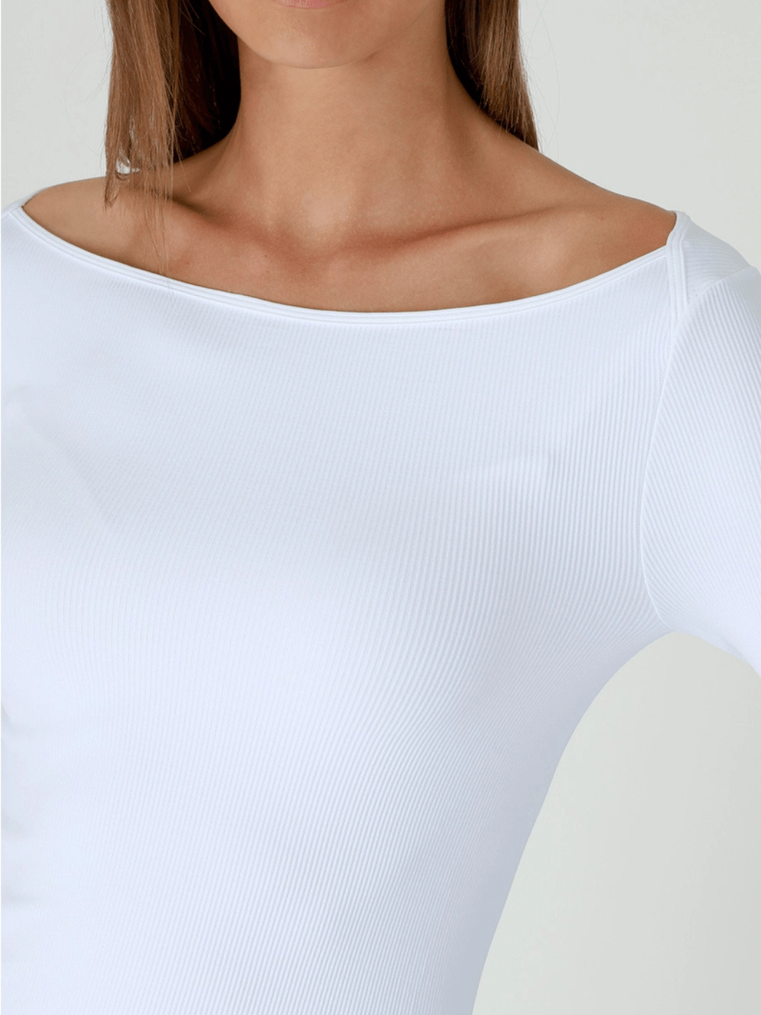 NIKIBIKI - The Effortless Ribbed Boat Neck Top - Jayden P Boutique