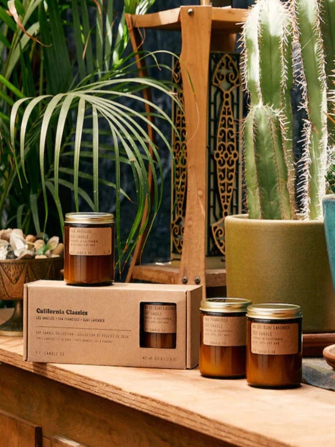 P.F. CANDLE CO. - 3 PACK SOY CANDLES 7.5 OZ - CALIFORNIA CLASSICS GIFT SET - Jayden P Boutique