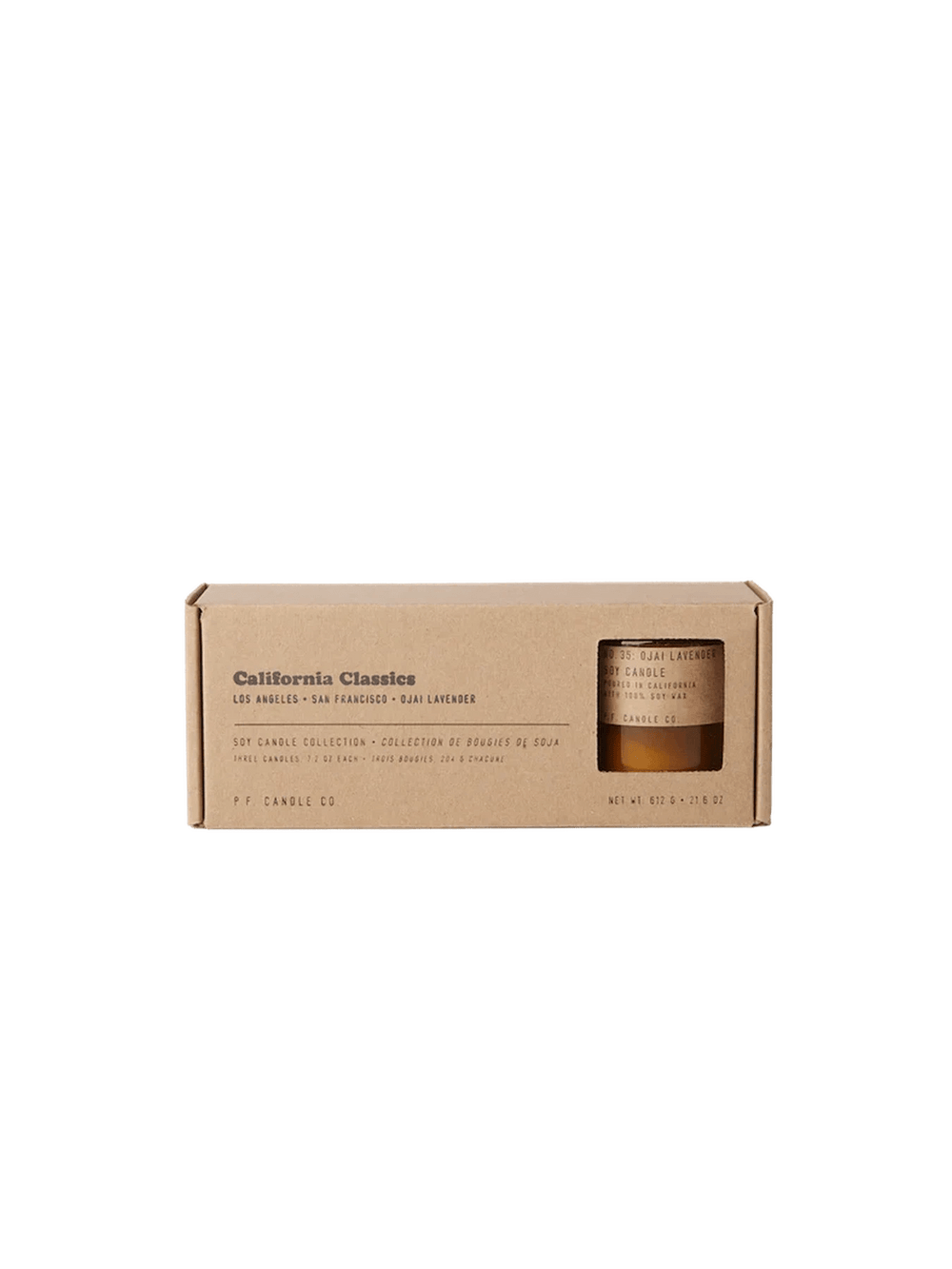 P.F. CANDLE CO. - 3 PACK SOY CANDLES 7.5 OZ - CALIFORNIA CLASSICS GIFT SET - Jayden P Boutique