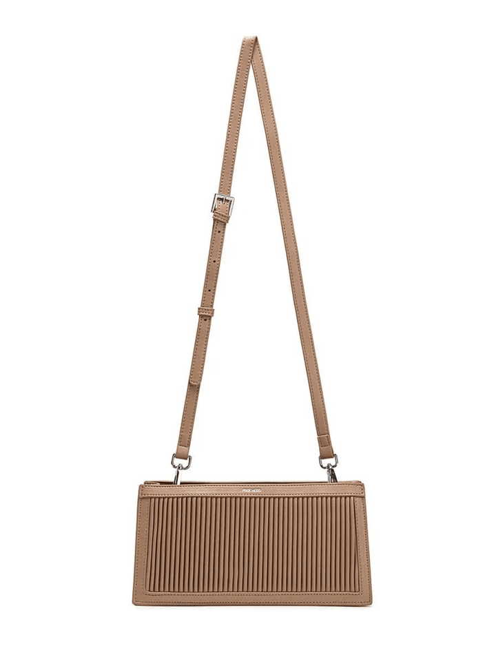 PIXIE MOOD - Abigail Clutch - Recycled Vegan Bag - Sand - Jayden P Boutique