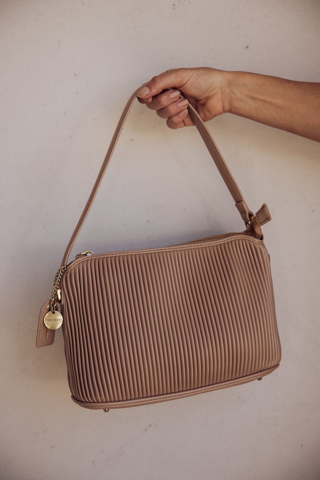 PIXIE MOOD - Ella Recycled Vegan Leather Shoulder Bag - Jayden P Boutique