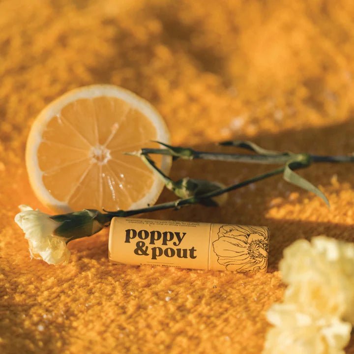 Poppy & Pout - Lip Balm - Lemon Bloom - Jayden P Boutique