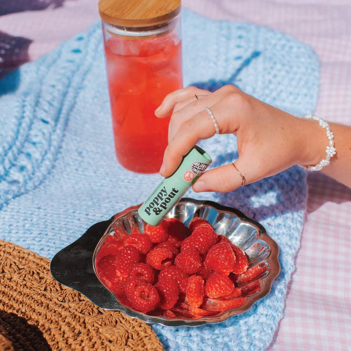 Poppy & Pout - Lip Balm - Raspberry Limeade - Jayden P Boutique
