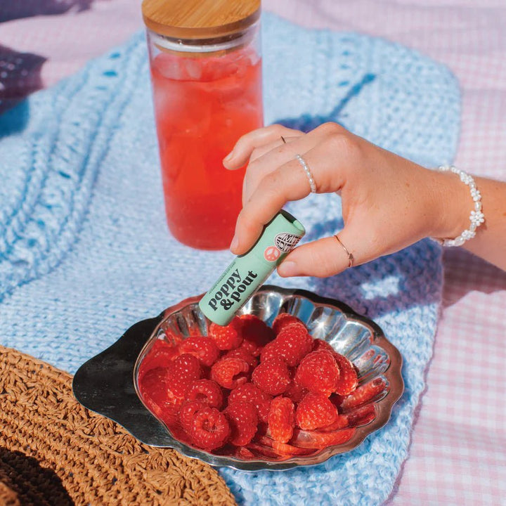 Poppy &amp; Pout - Lip Balm - Raspberry Limeade - Jayden P Boutique