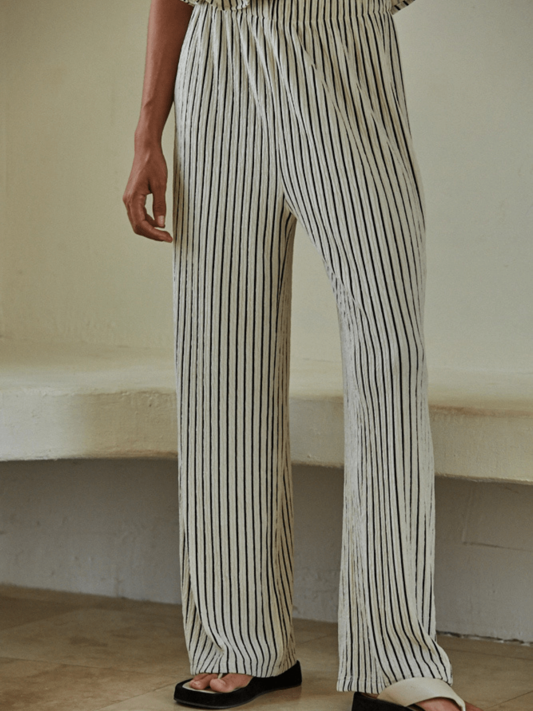 Riviera Stripe Wide Leg Pants - Jayden P Boutique