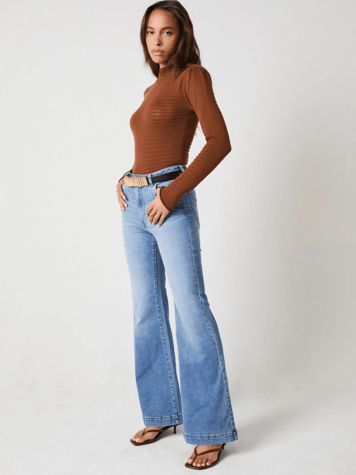 ROLLAS - EastCoast Flare Denim Jeans - Jayden P Boutique