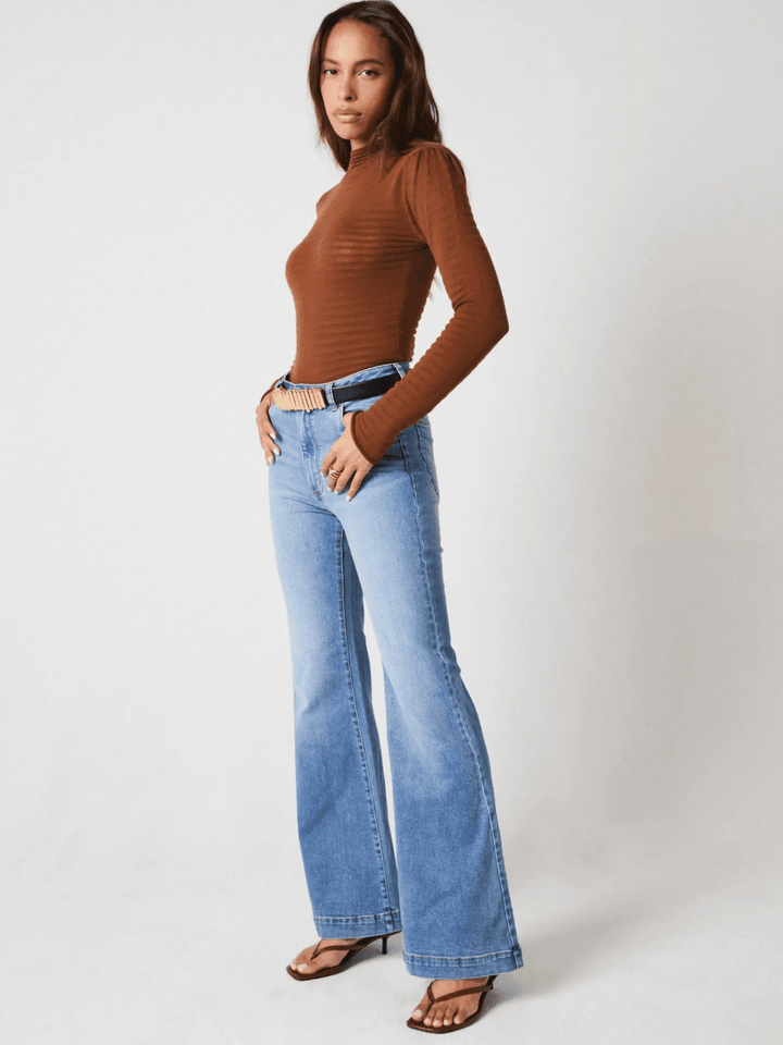 ROLLAS - EastCoast Flare Denim Jeans - Jayden P Boutique