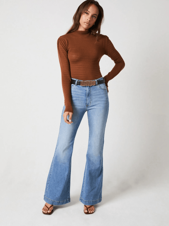 ROLLAS - EastCoast Flare Denim Jeans - Jayden P Boutique